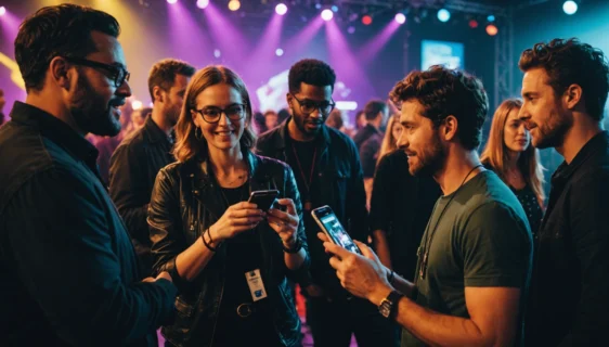 Événements networking de l'industrie musicale